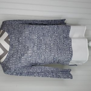 Ivanka Trump Blue Pull Over Sweater Top Size Small